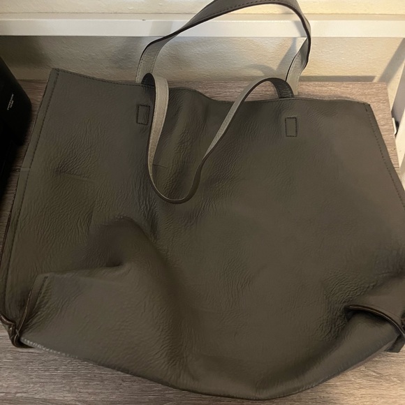 Grey large tote bag - Picture 2 of 4